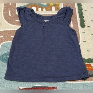 Old Navy toddler girls navy colored dress shirt